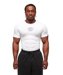 Gymshark Legacy Ribbed T-Shirt White - Unmatched Kicks - GYMSHARK