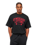 Gymshark Lifting Barbell T-Shirt oversized fit Black - Unmatched Kicks - GYMSHARK
