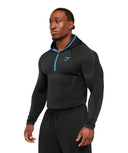 Gymshark Onyx 5.0 Seamless Hoodie - Black/Onyx Grey - Unmatched Kicks - GYMSHARK