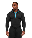Gymshark Onyx 5.0 Seamless Hoodie - Black/Onyx Grey - Unmatched Kicks - GYMSHARK