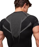 Gymshark Onyx 5.0 Seamless T-Shirt - Black/Light Grey - Unmatched Kicks - GYMSHARK