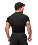 Gymshark Onyx 5.0 Seamless T-Shirt - Black/Onyx Grey - Unmatched Kicks - GYMSHARK