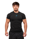 Gymshark Onyx 5.0 Seamless T-Shirt - Black/Onyx Grey - Unmatched Kicks - GYMSHARK