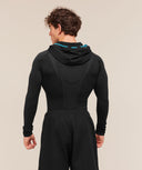 Gymshark Onyx V1 Hoodie - Black/Brand Blue - Unmatched Kicks-GYMSHARK