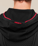 Gymshark Onyx V1 Hoodie - Black/Onyx Grey/Carmine Red - Unmatched Kicks-GYMSHARK