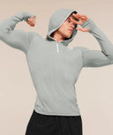 Gymshark Onyx V1 Hoodie - Smokey Grey/Light Grey/White - Unmatched Kicks-GYMSHARK