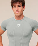 Gymshark Onyx V1 T-Shirt - Smokey Grey/Light Grey/White - Unmatched Kicks-GYMSHARK