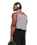 Gymshark Power Cut Off Tank - Charcoal Core Marl - Unmatched Kicks - GYMSHARK