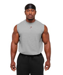 Gymshark Power Cut Off Tank - Charcoal Core Marl - Unmatched Kicks - GYMSHARK