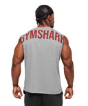 Gymshark Power Cut Off Tank - Charcoal Core Marl - Unmatched Kicks - GYMSHARK