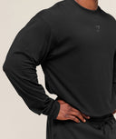 Gymshark Power Long Sleeve T-Shirt - Black/Asphalt Grey - Unmatched Kicks - GYMSHARK