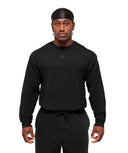 Gymshark Power Long Sleeve T-Shirt - Black/Asphalt Grey - Unmatched Kicks - GYMSHARK