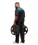 Gymshark Power T-Shirt - Black/Brand Blue - Unmatched Kicks - GYMSHARK