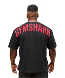 Gymshark Power T-Shirt - Black/Conditioning Red - Unmatched Kicks - GYMSHARK