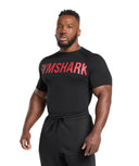 Gymshark Prime T-Shirt - Black/Vivid Red - Unmatched Kicks - GYMSHARK