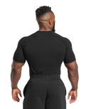 Gymshark Prime T-Shirt - Black/Vivid Red - Unmatched Kicks - GYMSHARK