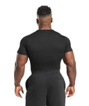 Gymshark Ribbed T-Shirt - Black - Unmatched Kicks - GYMSHARK