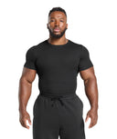 Gymshark Ribbed T-Shirt - Black - Unmatched Kicks - GYMSHARK