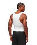 Gymshark Ribbed Tank 1PK - White - Unmatched Kicks - GYMSHARK