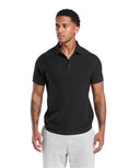 Gymshark Seamless Polo Shirt - Black - Unmatched Kicks - GYMSHARK