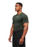 Gymshark Shadow Seamless T Shirt - Trail Green - Unmatched Kicks - GYMSHARK
