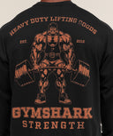 Gymshark Strength Long Sleeve T-Shirt oversized fit - Black - Unmatched Kicks - GYMSHARK