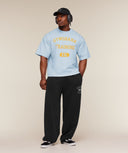 Gymshark Training Graphic T-Shirt oversized fit Chilled Blue - Unmatched Kicks - GYMSHARK