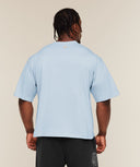 Gymshark Training Graphic T-Shirt oversized fit Chilled Blue - Unmatched Kicks - GYMSHARK
