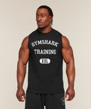 Gymshark Training Graphic Tank oversized fit Black - Unmatched Kicks - GYMSHARK