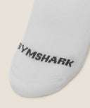 Gymshark x CBUM Socks - White - Unmatched Kicks - GYMSHARK