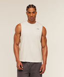 Gymshark x CBUM Washed Sleeveless T-Shirt oversized fit - Soft White - Unmatched Kicks - GYMSHARK