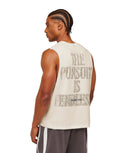 Gymshark x CBUM Washed Sleeveless T-Shirt oversized fit - Soft White - Unmatched Kicks - GYMSHARK