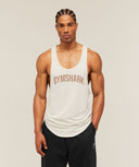 Gymshark x Frazetta Power Stringer oversized fit Tinted White - Unmatched Kicks-GYMSHARK