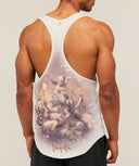 Gymshark x Frazetta Power Stringer oversized fit Tinted White - Unmatched Kicks-GYMSHARK