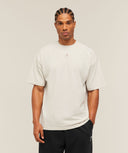 Gymshark x Frazetta Power T-Shirt oversized fit Tinted White - Unmatched Kicks-GYMSHARK