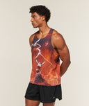 Gymshark x Frazetta x Run Club Tank Red Rust - Unmatched Kicks-GYMSHARK