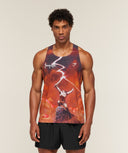 Gymshark x Frazetta x Run Club Tank Red Rust - Unmatched Kicks-GYMSHARK