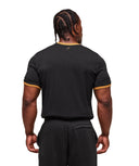 Gymshark XXL Strength Dept Ringer T-Shirt - Black - Unmatched Kicks - GYMSHARK