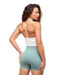 Halter Neck Cami with Shelf White - Unmatched Kicks - GYMSHARK