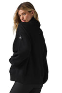 Hazy Mock Neck Pullover Black - Unmatched Kicks - ALO