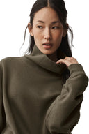 Hazy Mock Neck Pullover - Olive Tree - Unmatched Kicks - alo