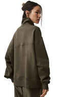 Hazy Mock Neck Pullover - Olive Tree - Unmatched Kicks - alo