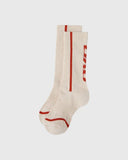 Heather Runner Socks - Cream - Unmatched Kicks - OVO