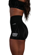 Hellfire "Stella" Soft Seamless Shorts in Black - Unmatched Kicks - darc sport