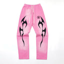 Hellstar Flame Sweatpants Pink - Unmatched Kicks - Hellstar