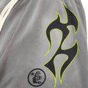 Hellstar Future Flame Shorts Grey/Green - Unmatched Kicks - Hellstar