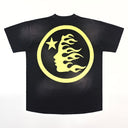 Hellstar Gel Sport Logo T-shirt Black/Yellow - Unmatched Kicks - Hellstar