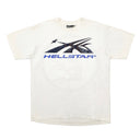 Hellstar Gel Sport Logo T-shirt White/Blue - Unmatched Kicks - Hellstar
