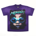 Hellstar Goggles T-Shirt Purple - Unmatched Kicks - Hellstar