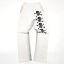 Hellstar If You Dont Like Us Beat Us Sweatpants White - Unmatched Kicks - Hellstar